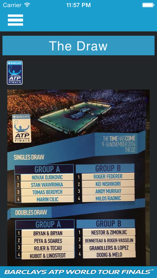 【免費運動App】Barclays ATP World Tour Finals-APP點子