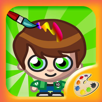 Game For Kids BEN10 Coloring Version 書籍 App LOGO-APP開箱王