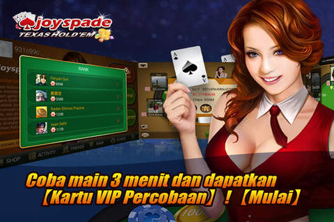 Joyspade Texas Holdem Poker - Turnamen terbaru & GRATIS dari Las Vegas, Game Casino terbaik di dunia! screenshot 2