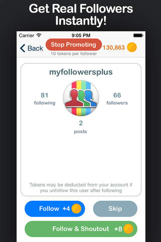 My Followers Plus for Instagram - Free Account Management Tool screenshot 2
