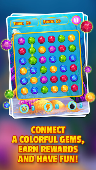 Gems Jewels Matching Puzzle Game II