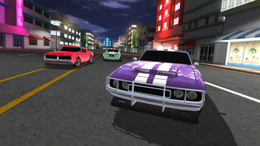 【免費遊戲App】Miami Racing: Muscle Cars-APP點子