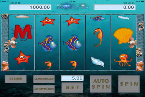 A Mermaid Slots Machine - Play Big Bonus Casino Plus And Lucky My-Vegas Jackpots screenshot 2