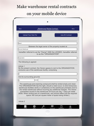 【免費商業App】Warehouse Lease and Capacity Calculator for iPad-APP點子