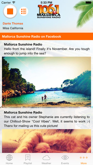 【免費音樂App】Mallorca 106.1 Sunshine Radio-APP點子