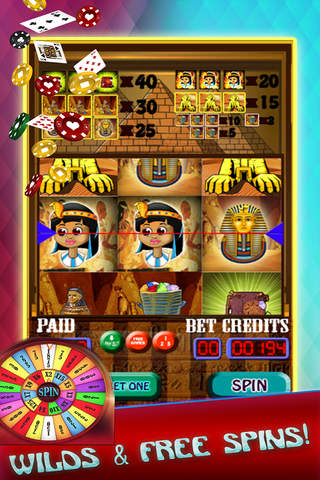 Cleopatra’s Treasure Casino Slots - Best FREE 777 Macau Casino Slot Machine of Pharaoh screenshot 3