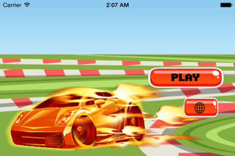 Race With The Ascent Car - Touch To Accelerate To Win The Fire Racing FREE by Golden Goose Production screenshot 3