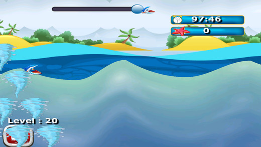 【免費遊戲App】Dolphin Jet Skier Run - Fun Wave Surfer Rider Free-APP點子