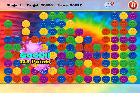 An Exploding Smiley Face Bubble Buster Game screenshot 3