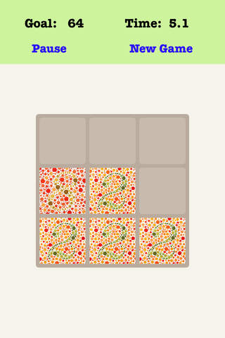 Color Blind 3X3 - Sliding Number Blocks screenshot 2