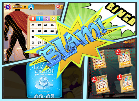 【免費娛樂App】Blam Pow Bingo - Superhero Dauber Action-APP點子