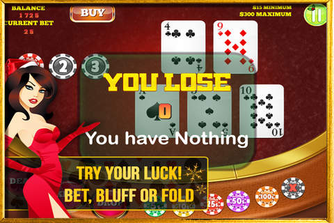 `Ace Christmas Table Poker : Mega Fun of  5 Card Poker Bet, Bluff or Fold screenshot 4