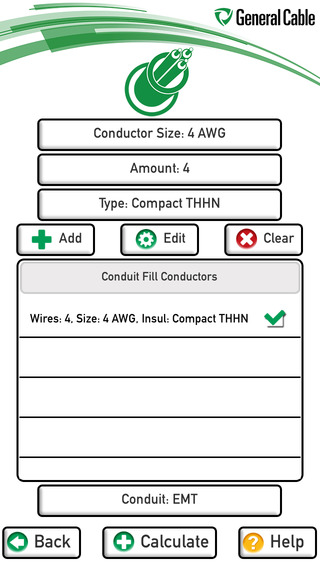 【免費生產應用App】General Cable Conduit Fill Calculator-APP點子