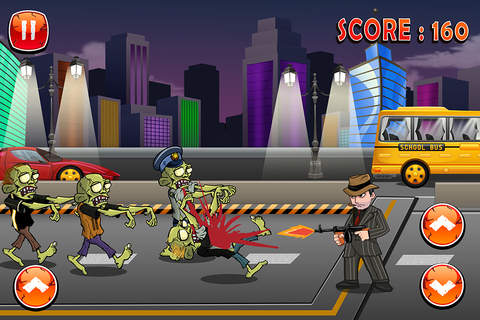 Zombie Cops Vs. iMob Apocalyse : A Street Chase in Gang-star Rio FREE screenshot 2