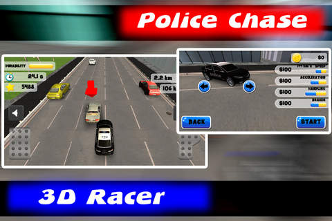 Police Chase 3D Racer screenshot 2