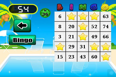 Bingo Series for Summer Break Rush to Vegas Casino Game Free screenshot 2