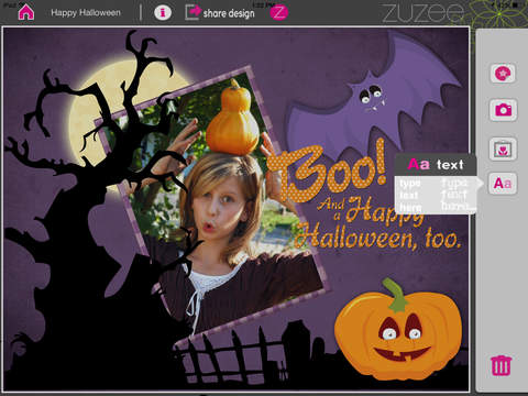 Happy Halloween Collage Design by Zuzee screenshot 3