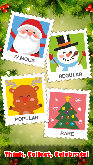 【免費遊戲App】Christmas Stamps Collection PRO - Friendly Matching Game For Winter Holidays-APP點子