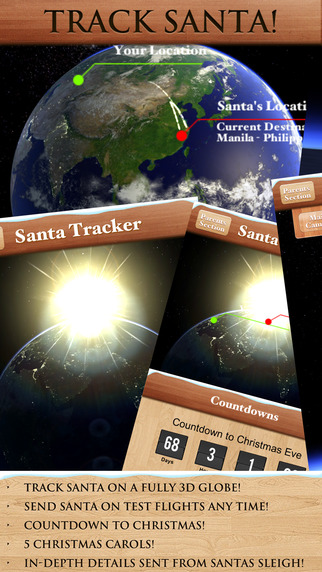 Santa Tracker Lite - North Pole Command Center 3.0
