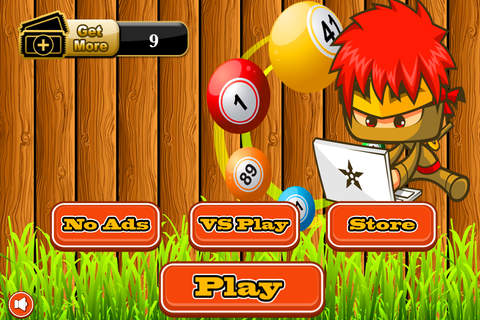 Aaron Ninja Bingo - Jump to be the warrior of casino war game for free now! screenshot 2