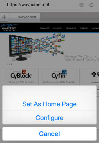 CyBlock Browser screenshot 3