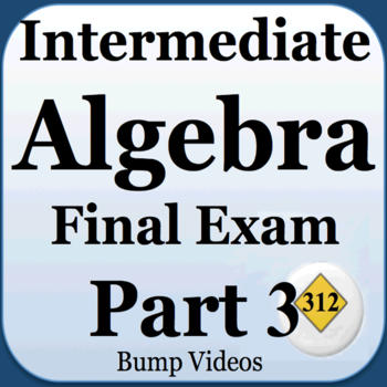 Intermediate Algebra Final Exam Review Part 3 LOGO-APP點子