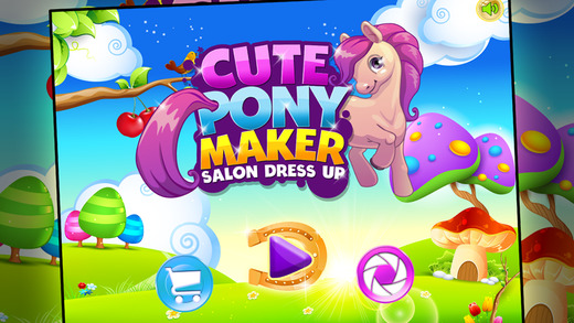 ` Cute Pony Maker Salon Dress Up Fashion Equestria for Girls Free
