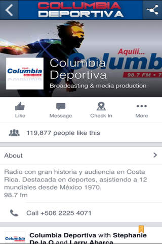 Columbia Deportiva screenshot 3
