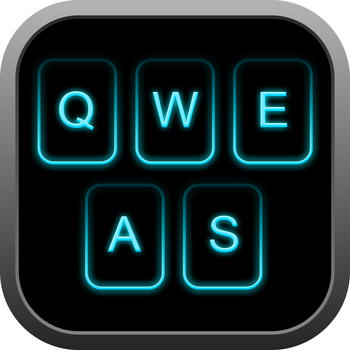 Neon Keyboard - Custom keyboards with colorful neon glow! LOGO-APP點子