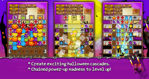 【免費遊戲App】Halloween Drops - Match three puzzle-APP點子