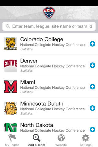 NCHC Hockey screenshot 3