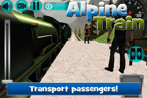 Alpine Train Simulator 3D screenshot 2