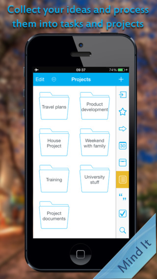 Mind It – Getting Things Done Project Manager To do Task List Organizer for iPhone