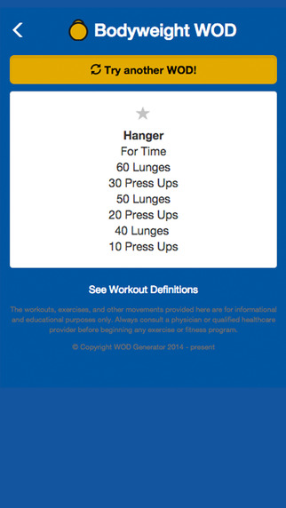 【免費健康App】WOD Generator-APP點子