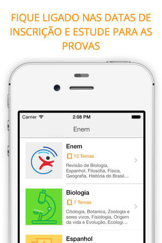 Enem Academix - Simulados, Provas, Notícias e Vestibulares screenshot 2