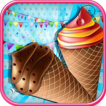 Ice Cream Party - Play Dessert Sundae Cake Pop Maker LOGO-APP點子