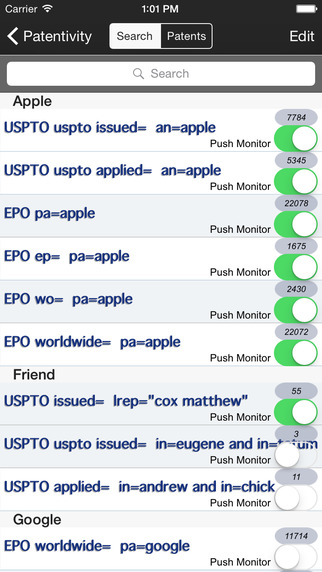 【免費商業App】Patents Search-APP點子