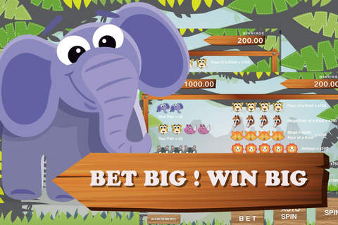 777 Tarzan Elegance Jungle Slot Machine PRO : Surreal Chip to Chase Lotto Bonus Game Free screenshot 2