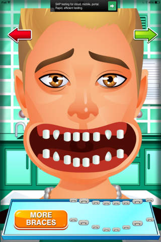 A Celebrity Dentist Game FREE- A fun game for boys and girls! screenshot 2