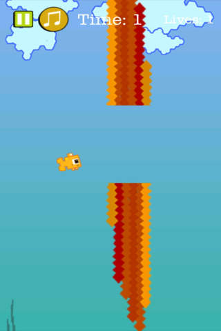 A Aqua Tap The Flap Fish Birdie Through Out -  Fun Free Water Game-s screenshot 2