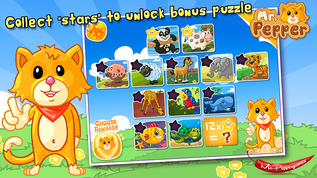 【免費遊戲App】Amazing Animal Puzzle - Mr. Pepper's puzzles for kids and toddlers-APP點子