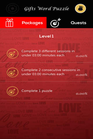 Gift Ideas For Valentines Day Word Search Puzzle Game For The Love Of Your Life screenshot 4