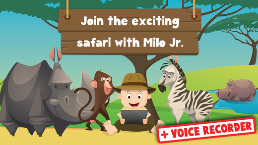Milo's Safari cartoon for Tots