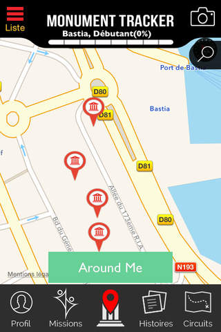 Bastia Guide Monument Tracker screenshot 2