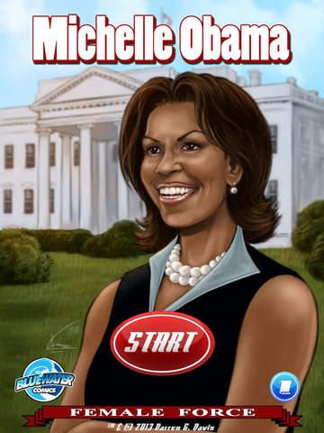 Female Force: Michelle Obama by Blue Water Comics