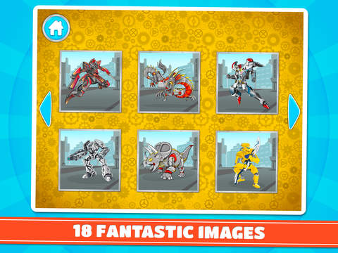 【免費娛樂App】Super Action Robots Puzzles - Cool Logic Game for Toddlers, Preschool Kids and Little Boys - Free-APP點子