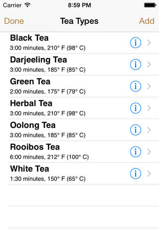 Camellia Tea Timer screenshot 2
