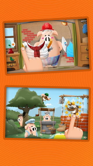 【免費娛樂App】Drei kleine Schweinchen: Geschichte & Spiele-APP點子