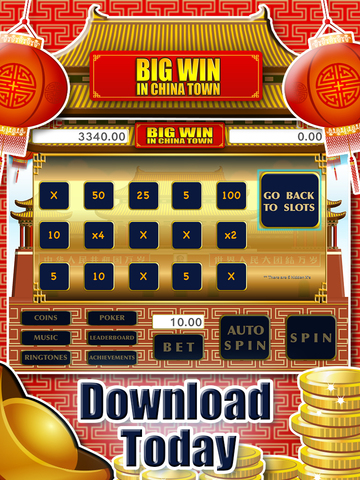 【免費遊戲App】Big win in China Town Slots Slots-APP點子