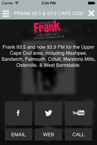 Frank-FM Cape Cod screenshot 3